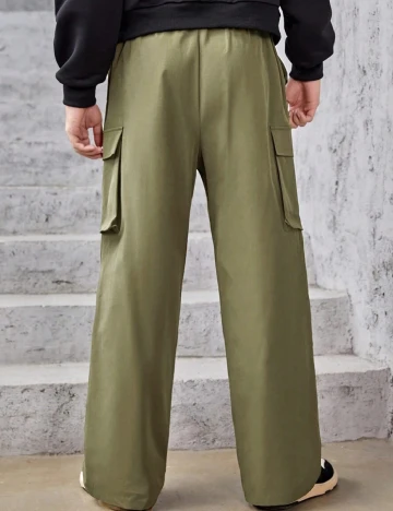 Pantaloni Shein Kids, verde