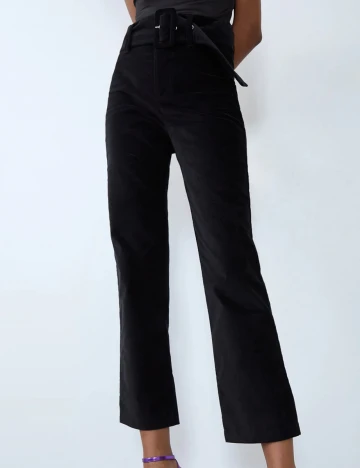 Pantaloni Zara, negru, S