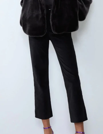 Pantaloni Zara, negru, S