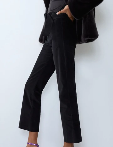 Pantaloni Zara, negru, S