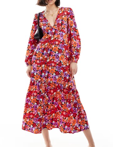 
						Rochie medie Violet Romance, mix culori