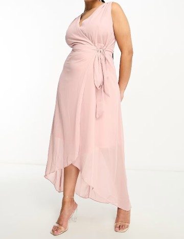 
						Rochie lunga TFNC London Plus Size, roz