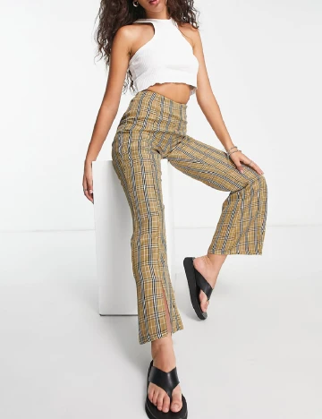 Pantaloni Urban Threads, maro Maro