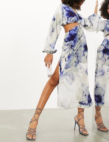 
						Rochie medie ASOS, albastru