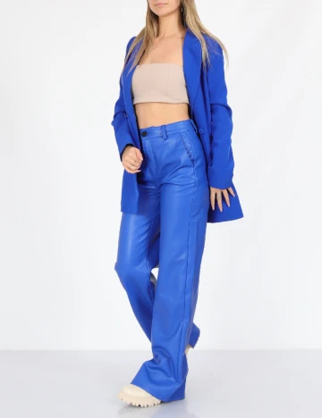 Pantaloni Bershka, albastru