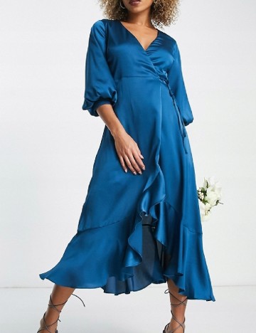 
						Rochie medie Liquorish, albastru