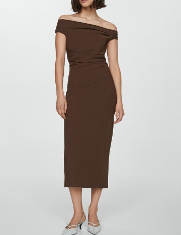
						Rochie medie Mango, maro