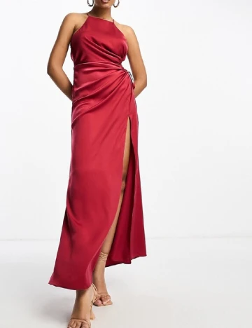 Rochie lunga ASOS, rosu