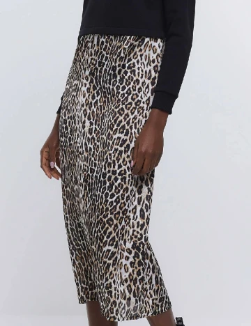 Rochie medie River Island, animal print