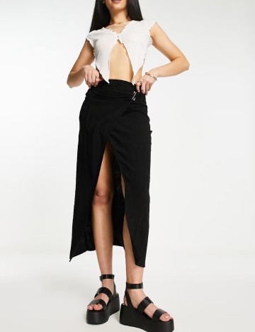 
						Fusta Stradivarius, negru