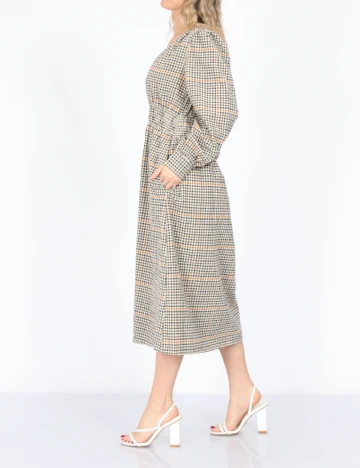 Rochie medie Object, mix culori Mix culori