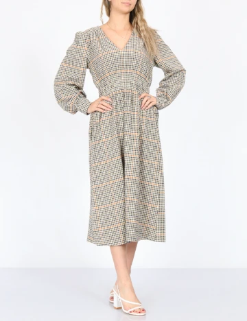 Rochie medie Object, mix culori Mix culori