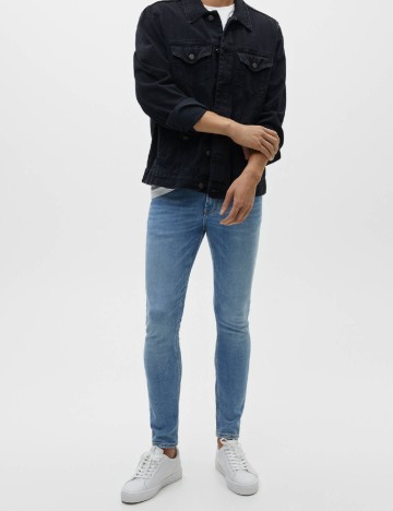 
						Blugi Pull&Bear, albastru