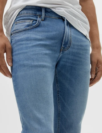 Blugi Pull&Bear, albastru Albastru