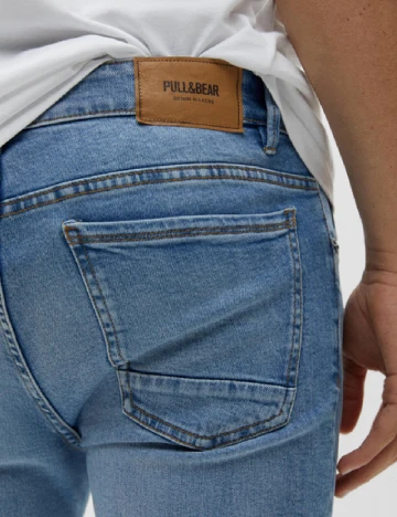 Blugi Pull&Bear, albastru Albastru