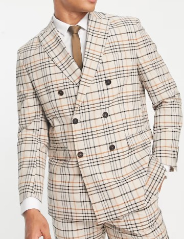 
						Sacou Selected, crem