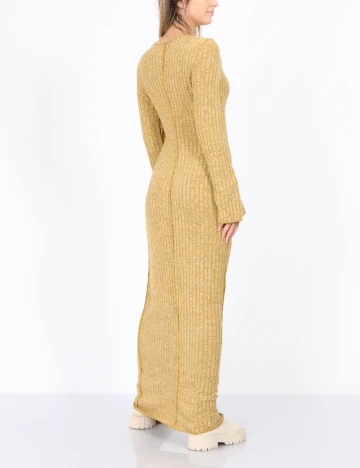 Rochie lunga SHEIN, mustar