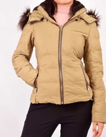 Geaca Zara, crem, XL