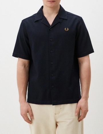 
						Camasa Fred Perry, bleumarin inchis