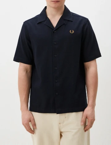 Camasa Fred Perry, bleumarin inchis Albastru