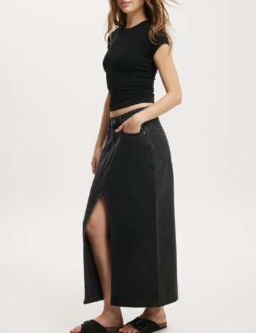 
						Fusta Cotton On, negru