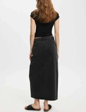 Fusta Cotton On, negru
