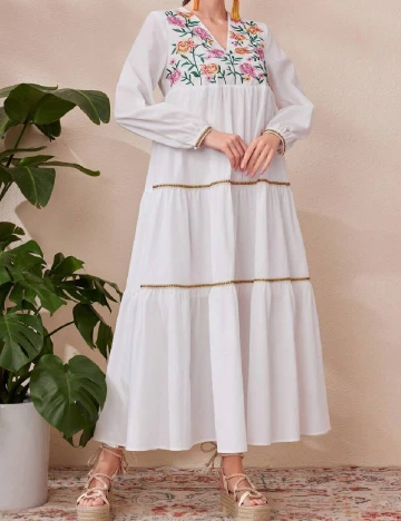 Rochie lunga SHEIN, alb