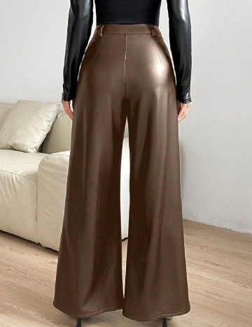 Pantaloni SHEIN, maro