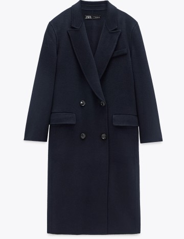 Palton Zara, bleumarin inchis, M