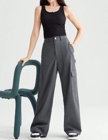 
						Pantaloni Shein Kids, gri