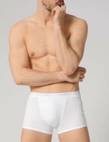 
						Boxeri Sloggi by Triumph, alb