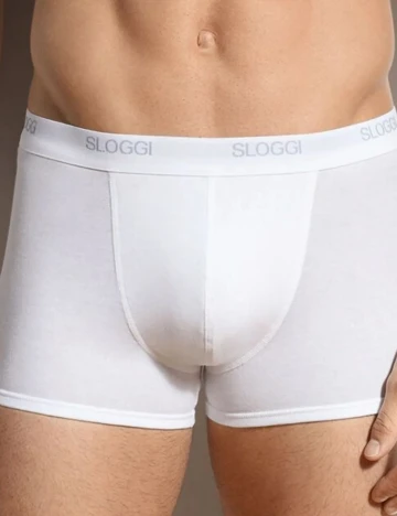 Boxeri Sloggi by Triumph, alb