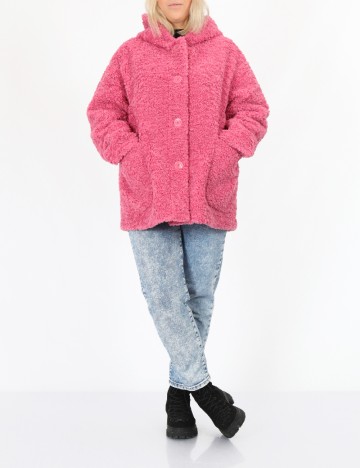 
						Palton reversibil No-l-ita, roz