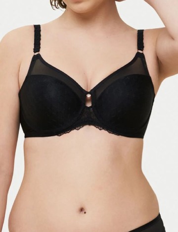 
						Sutien Florale by Triumph, negru