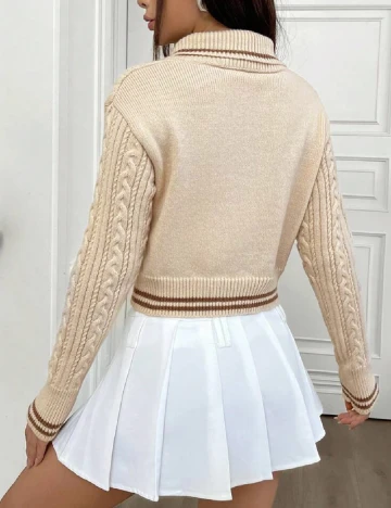 Cardigan SHEIN, crem Crem