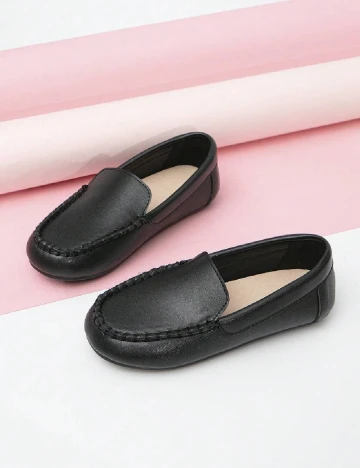Mocasini Shein Kids, negru Negru