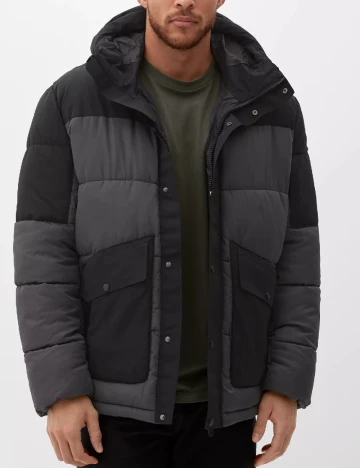 Geaca s.Oliver Plus Size Men, gri Gri