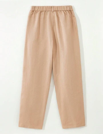 Pantaloni Shein Kids, crem