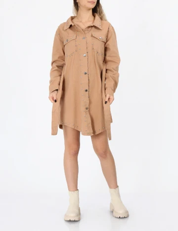Rochie scurta SAGI, maro