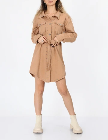 Rochie scurta SAGI, maro