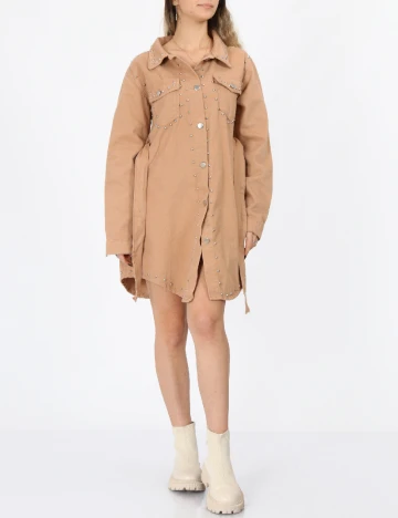Rochie scurta SAGI, maro