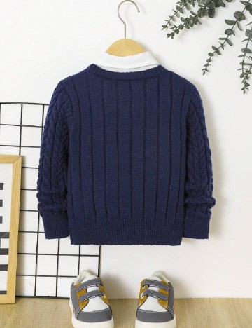 
						Cardigan Shein Kids, bleumarin