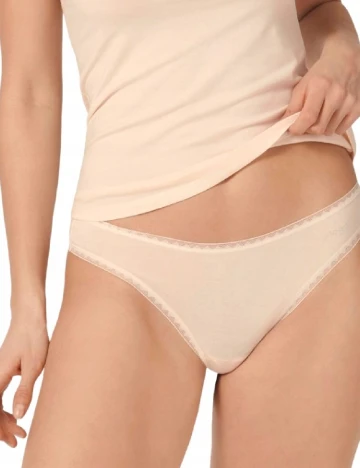 Set chiloti 2 perechi Sloggi by Triumph, crem/roz Roz