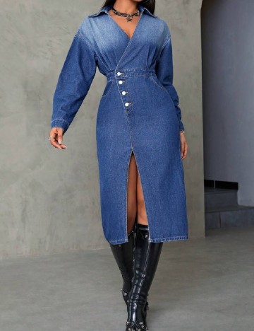 
						Rochie medie SHEIN, albastru