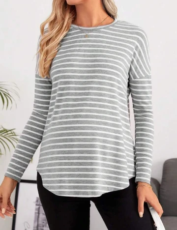 Bluza SHEIN Maternity, gri