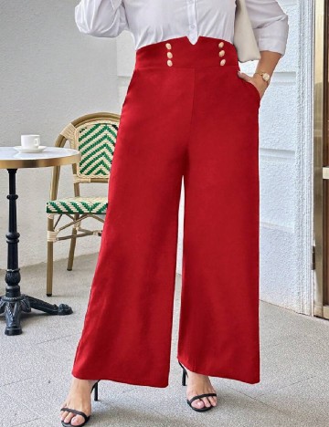 
						Pantaloni SHEIN CURVE, rosu