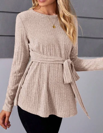 Bluza SHEIN Maternity, crem Crem