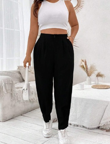 
						Pantaloni SHEIN CURVE, negru