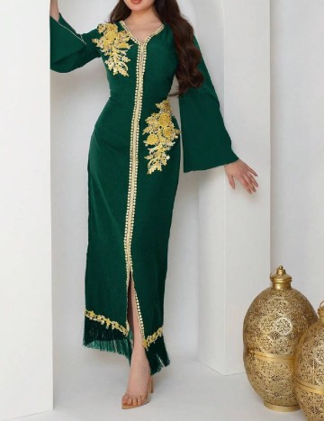 
						Rochie lunga SHEIN, verde