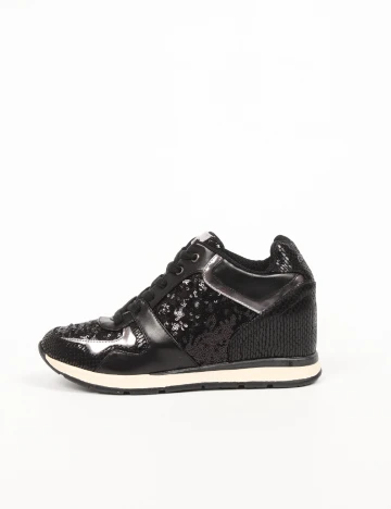 Adidasi Guess, negru Negru